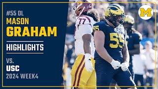 Mason Graham Highlights vs. #11 USC | 2024 Week 4