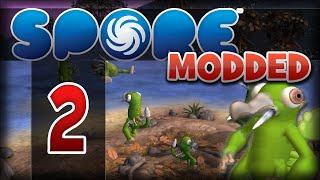 [2] SPORE - Modded! | Exploring the Lands!