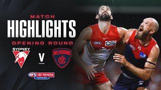 Sydney Swans v Melbourne Highlights | Opening Round, 2024 | AFL