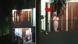 Terlihat Jelas, Penampakan Pocong Pesugihan di Balkon Rumah Warga ?