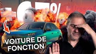 EXPLOSION du coût des voitures de fonction en 2025 (+67%)