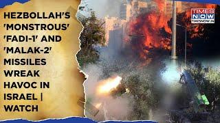 Hezbollah Bombs IDF Bases In Tel Aviv, Acre: Deadly Missiles Wreak Havoc in Nahariya, Haifa | Watch