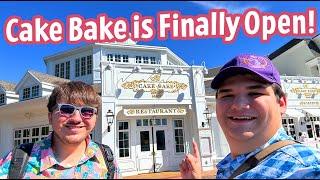 The Cake Bake Shop at Disney World is Finally Open! - Full Dinner Review & a $25 Cake Slice