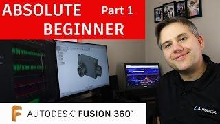 Fusion 360 Tutorial for Absolute Beginners— Part 1