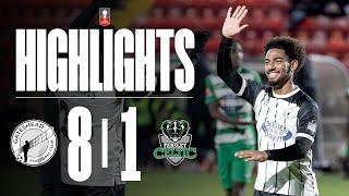 Heed score eight to reach FA Trophy fourth round | Gateshead 8-1 Farsley Celtic | HIGHLIGHTS