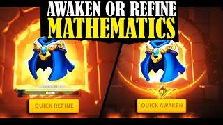 Awaken vs Refine Mathematics (ULTIMATE GUIDE) - Rise of Kingdoms