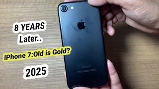 iPhone 7 : Old is Gold? Review in 2025 in hindi | After 8 years #unboxing #display #speed #iphone7