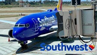 Sea-Desert: Southwest Airlines Boeing 737-700 Santa Barbara - Las Vegas (4K)