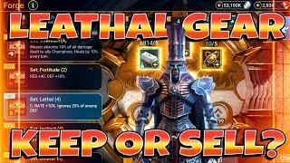 To Sell or Keep? Making the Right Decision Lethal Gear in Raid Shadow Legends