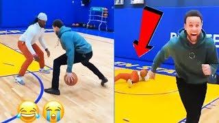 Stephen Curry Plays 1-on-1 Game With His Friend!