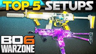 *NEW* TOP 5 META SMG LOADOUTS in SEASON 1 WARZONE (Warzone Meta Loadouts) BO6