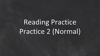 34  Reading practice 2 Normal