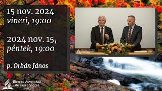 15 noiembrie 2024, vineri, 19:00 - Serviciu Divin