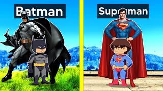 BATMAN FAMILY VS SUPERMAN FAMILY In GTA 5!