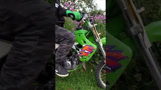 1997 Kawasaki KX80 2-Stroke Start Up Soundcheck Dep s2 #shorts