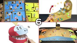 6 Amazing Cardboard Games Compilation craft ideas