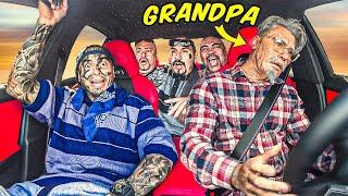 70 Year Old GRANDPA Shocks THUGS with Extreme DRIFTING SKILLS! (MUST WATCH)