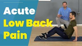 Treat Acute Low Back Pain (4 Ways)