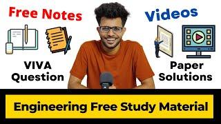 Top 5 Websites for Free Engineering Study Materials  [Viva , Free Notes , Videos , Paper Solution]