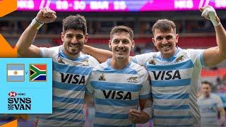 Argentina do it AGAIN! | Argentina v South Africa | HSBC SVNS Vancouver | Cup Final Match Highlights