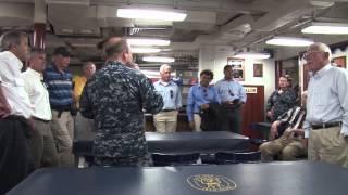 Former Secretary of the Navy John Dalton tours USS DeWert | MiliSource