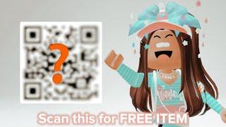 SCAN THIS QR CODE FOR FREE ITEMS! 