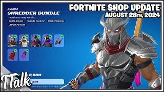 SHREDDER'S IN THE SHOP, TMNT IS BACK! Fortnite Item Shop [August 28th, 2024] (Fortnite Chapter 5)