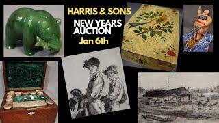 HARRIS & SONS JAN 6TH AUCTION ANTIQUE QUEST