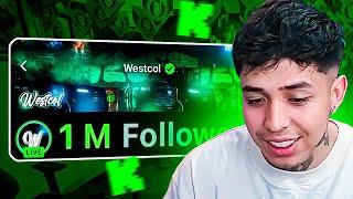 WESTCOL ALCANZA 1 MILLÓN DE SEGUIDORES EN KICK 