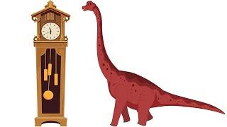 Hickory Dickory Dock Brachiosaurus -Preschool Songs for Circle Time