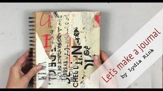 Lets make an art journal - create a journal, journal making