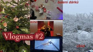 Vlogmas #2 - kino, balení dárků, uklízení, haul, nehty // Baruskrabalkova