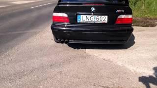 BMW E36 M3 supersprint race exhaust revving