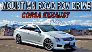 Cadillac ATS-V Mountian Road POV Drive with Corsa Exhaust