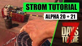 Alles über STROM in 7 Days To Die - Elektrische Fallen & Geräte: Grundlagen & Tipps Tutorial Guide