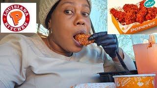 POPEYES WINGS MUKBANG SWEET' N SPICY #Mukbang #food