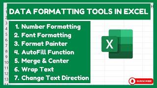 Data Formatting Tools in Excel you must know || Data Formatting in Excel || Urdu / Hindi