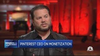 Watch Sara Eisen's full interview with Pinterest CEO Bill Ready