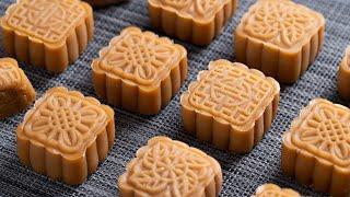 Mooncake For Milk Tea Lovers | Brown Sugar Milk Tea Mooncake Recipe :: 黑糖奶茶月饼