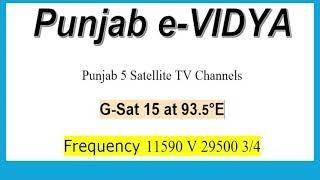 Punjab e-Vidya 5 Satellite TV Channels | Teachers Training | Real Info