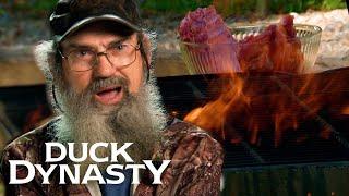 Si & Phil Get a NEW BBQ Grill (Season 2) | Duck Dynasty