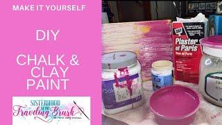 Make Your Own Chalky and Clay Paint