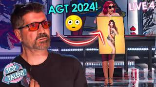 NEW️AGT 2024 Auditions Left Judges SPELLBOUND! ‍ Quarterfinals 4