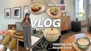 VLOG | Updates to the House, Fall Recipes, Grocery Haul