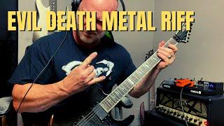 Evil Death Metal Riff (Practice Your Metal Rhythms)