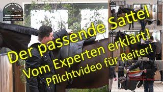 Passt der Sattel dem Pferd und zum Reiter? Liegt der Sattel richtig? Sattel anpassen; Sattelgröße