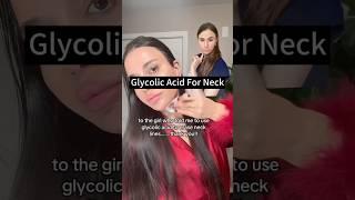 Using Glycolic Acid To Reduce Lines On The Neck