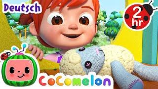 Mary und das kleine Schaf | CoComelon - JJ's Tier Zeit Deutsch | Cartoons und Kinderlieder