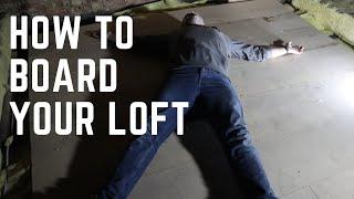 How to board a loft/attic  #joinery #carpentry #woodworking