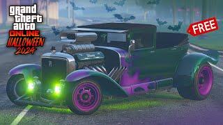 I CLAIMED A FREE HALLOWEEN CAR IN GTA 5 ONLINE! (Albany Franken Stange)